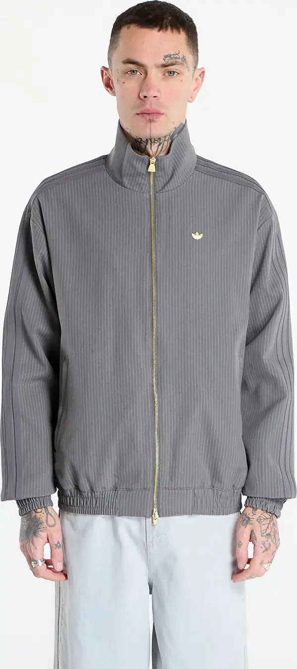 adidas Originals Mikina adidas Firebird Loose Pinstripes Track Top Grey Four L
