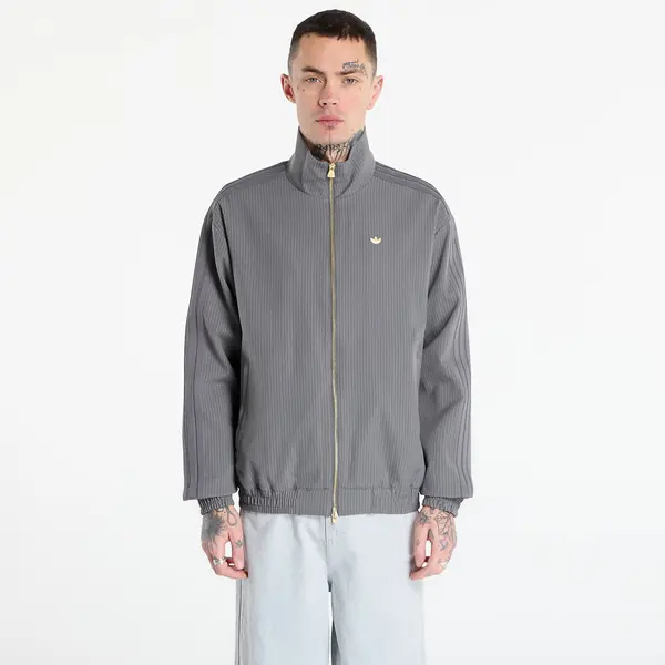 adidas Originals Mikina adidas Firebird Loose Pinstripes Track Top Grey Four XXL