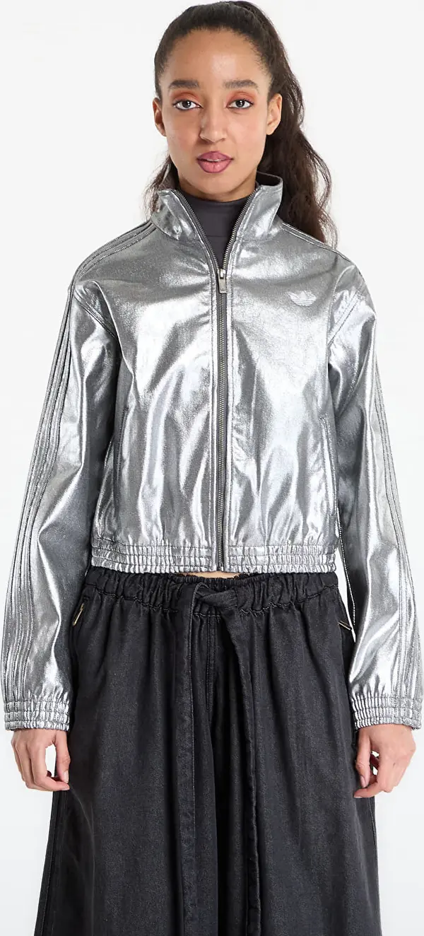 adidas Originals Mikina adidas Firebird Track Top Denim Silver Met. S