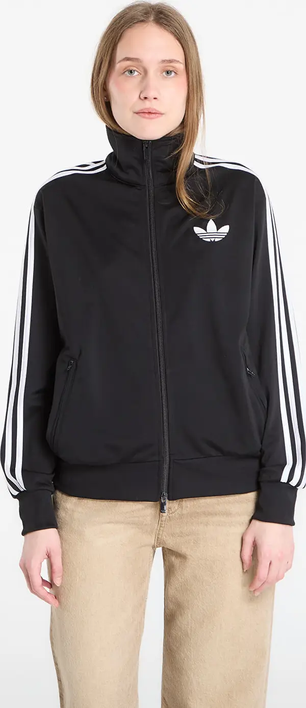 adidas Originals Mikina adidas Firebird Track Top Loose Black/ White XS