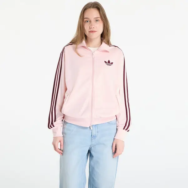 adidas Originals Mikina adidas Firebird Track Top Loose Sandy Pink/ Maroon M