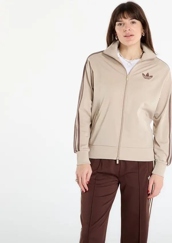 adidas Originals Mikina adidas Firebird Track Top Loose Stone Khaki/ White L