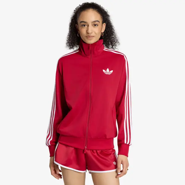 adidas Originals Mikina adidas Firebird Track Top Loose Team Victory Red/ White S