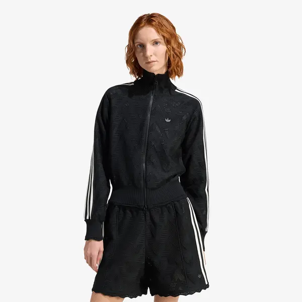 adidas Originals Mikina adidas Firebird Tracktop Black/ Black M