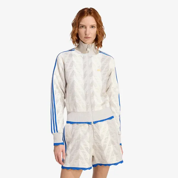 adidas Originals Mikina adidas Firebird Tracktop Off White/ Chalk Pearl XS