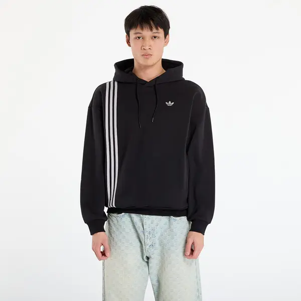 adidas Originals Mikina adidas Front Stripes Hoodie Black S