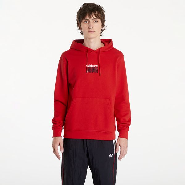 adidas Originals Mikina adidas Graphic Hoodie Better Scarlet L