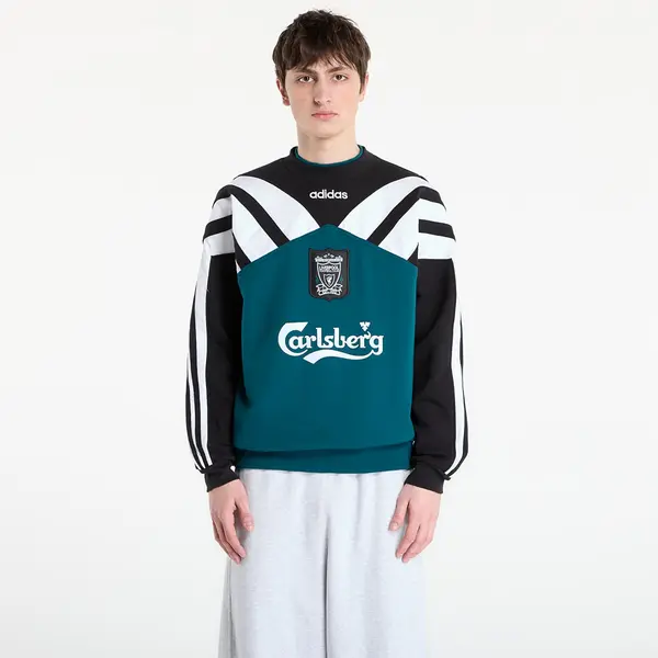 adidas Originals Mikina adidas Liverpool Fc Crew Sweat 95 Rich Green/ Black S