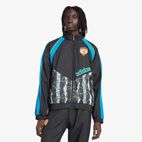 adidas Originals Mikina adidas Manchester United Woven Track Top 90 Black XXL