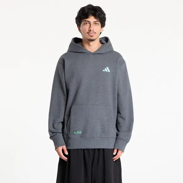 adidas Performance Mikina adidas Mercedes - AMG Petronas Formula One Team Premium Sweat Hood Dark Grey Heather M