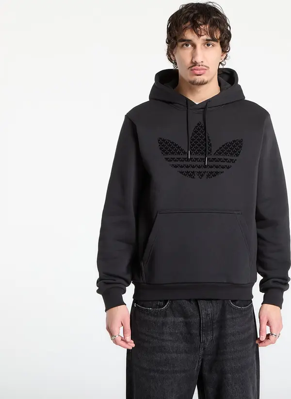 adidas Originals Mikina adidas Monogram Infill Hoodie Black S