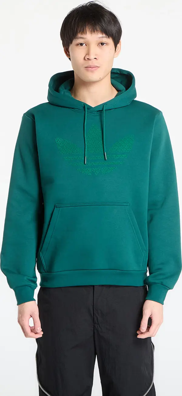 adidas Originals Mikina adidas Monogram Infill Hoodie Collegiate Green S