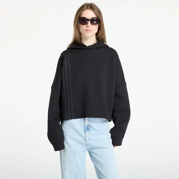 adidas Originals Mikina adidas Off Placed 3-Stripes Hoodie Black XL