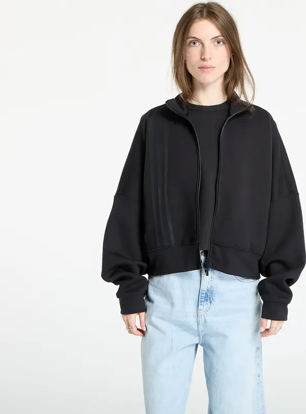 adidas Originals Mikina adidas Off Placed 3-Stripes Zip Up Black M