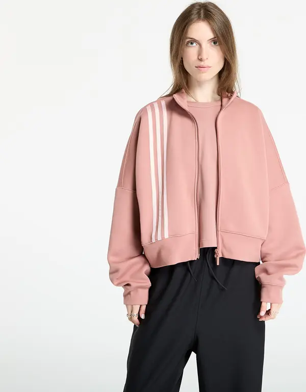 adidas Originals Mikina adidas Off Placed 3-Stripes Zip Up Warm Clay XL