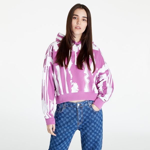 adidas Originals Mikina adidas Originals Hoodie Semi Pulse Lilac/ White M/38