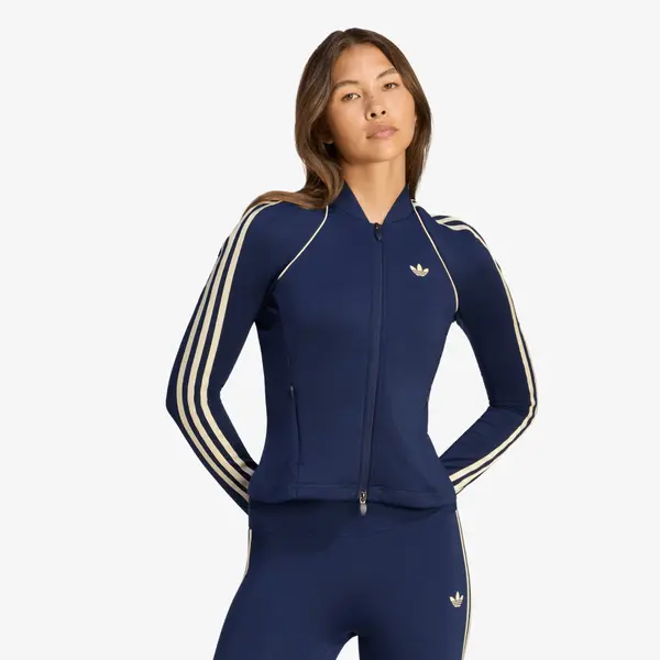 adidas Performance Mikina adidas Originals Sport Superstar Midlayer Night Indigo XS