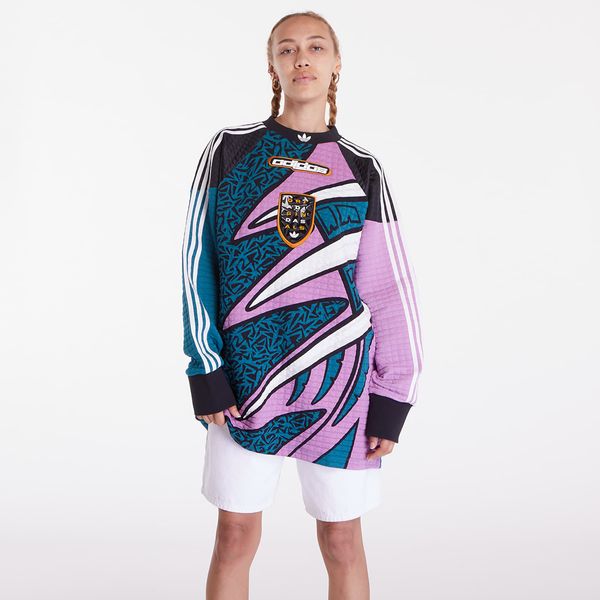 adidas Originals Mikina adidas Oversize Jersey Legtea/ Multicolor XL