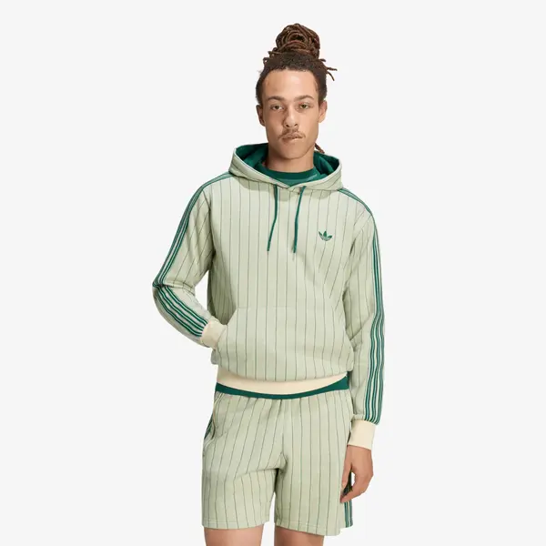 adidas Originals Mikina adidas Pinstripes Hoodie Warm Vanilla XXL