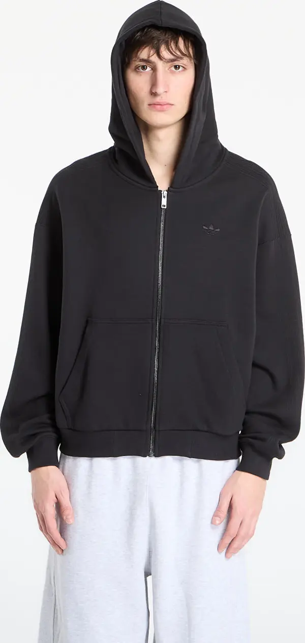adidas Originals Mikina adidas Premium Essentials Full-Zip Hoodie Black M