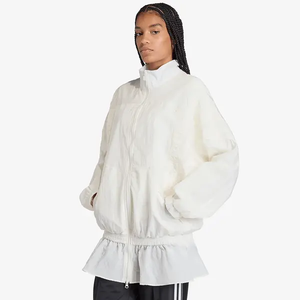 adidas Originals Mikina adidas Santiago Woven Track Top Off White XS