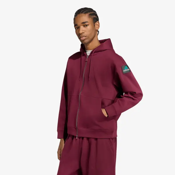 adidas Originals Mikina adidas Spacer Full Zip Hoodie Maroon XL