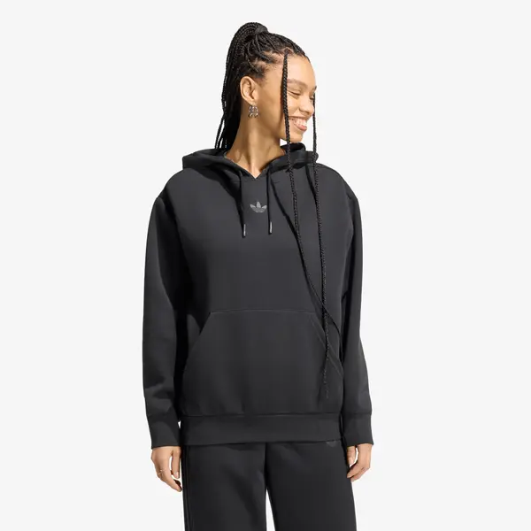adidas Originals Mikina adidas Spacer Hoodie Black/ Black Reflective/ Night Grey XL