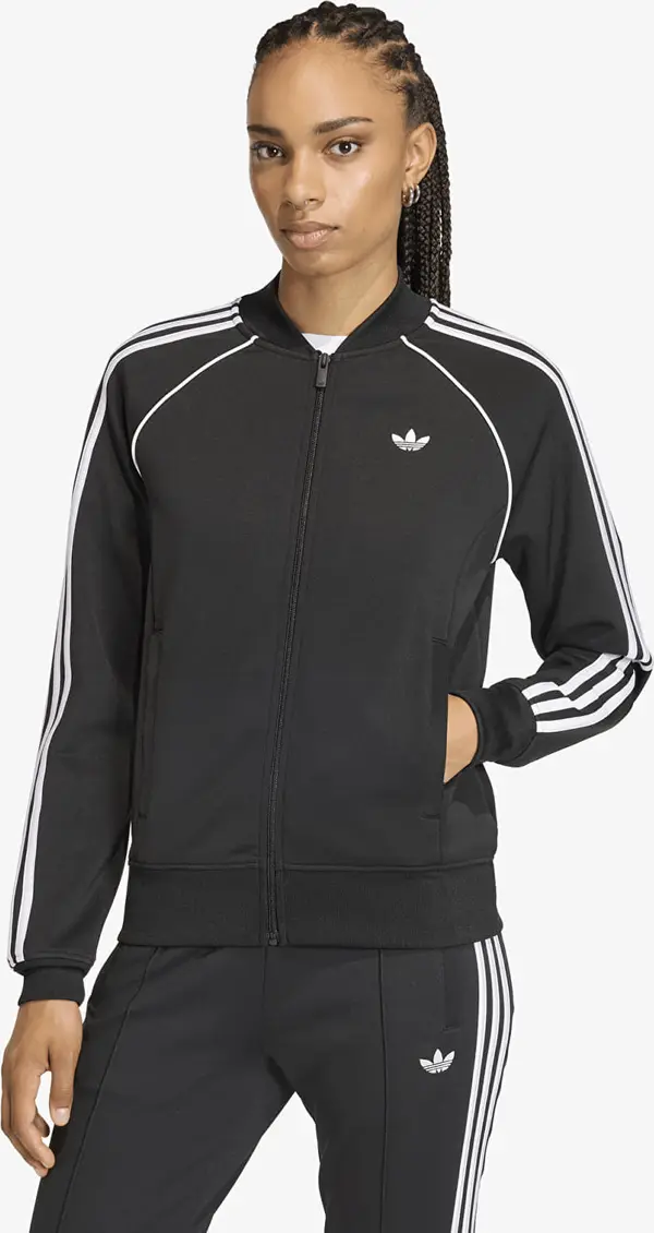 adidas Originals Mikina adidas Sst Classic Track Top Black/ White S