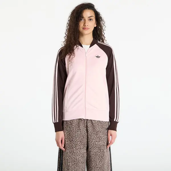 adidas Originals Mikina adidas Sst Classic Track Top Sandy Pink/ Aurora Coffee XS