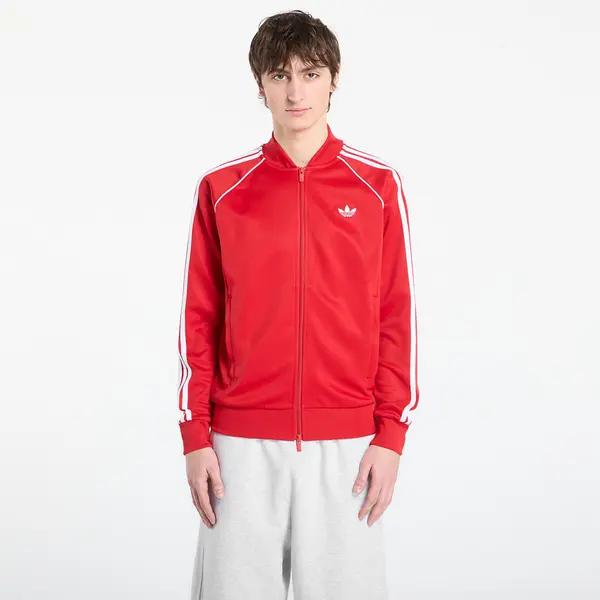 adidas Originals Mikina adidas Sst Track Top Better Scarlet/ White S