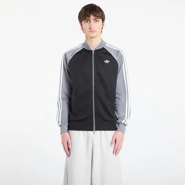 adidas Originals Mikina adidas Sst Track Top Black/ Grey/ White XL