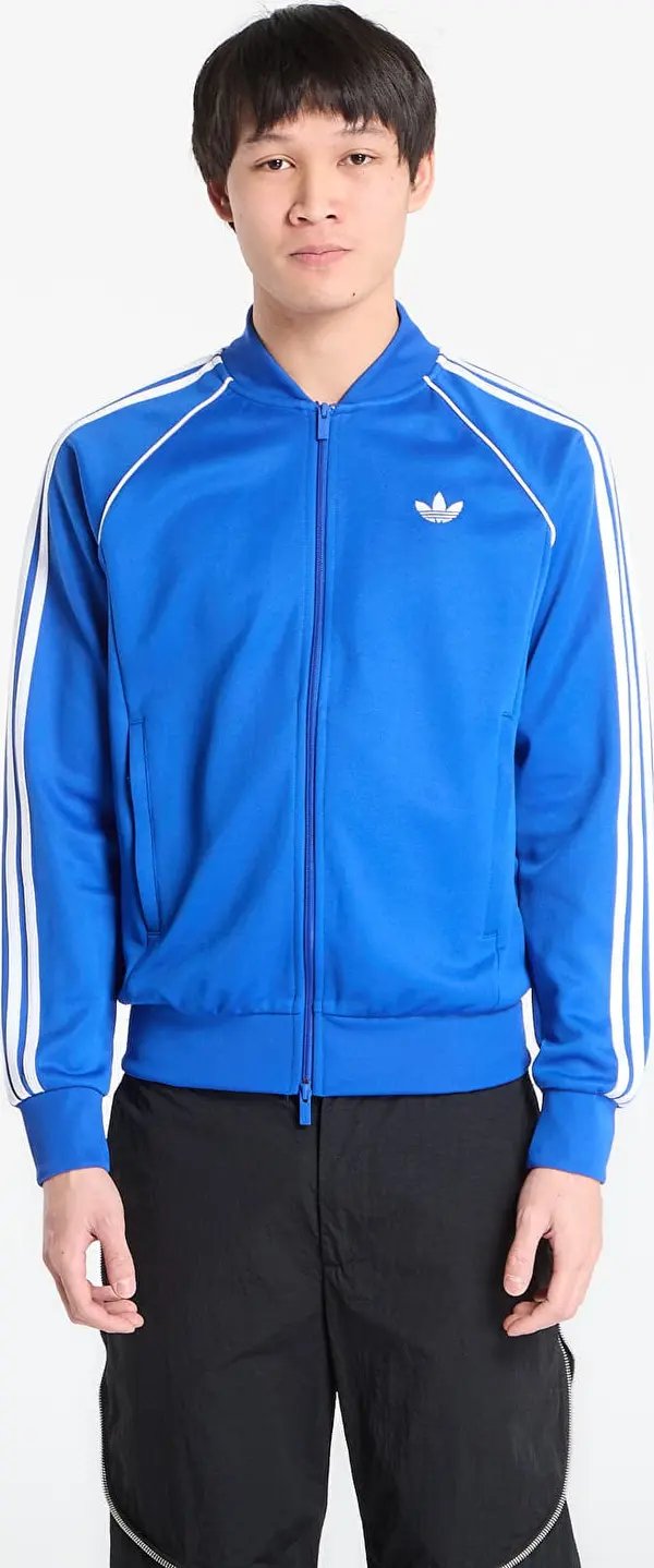 adidas Originals Mikina adidas Sst Track Top Blue/ White L