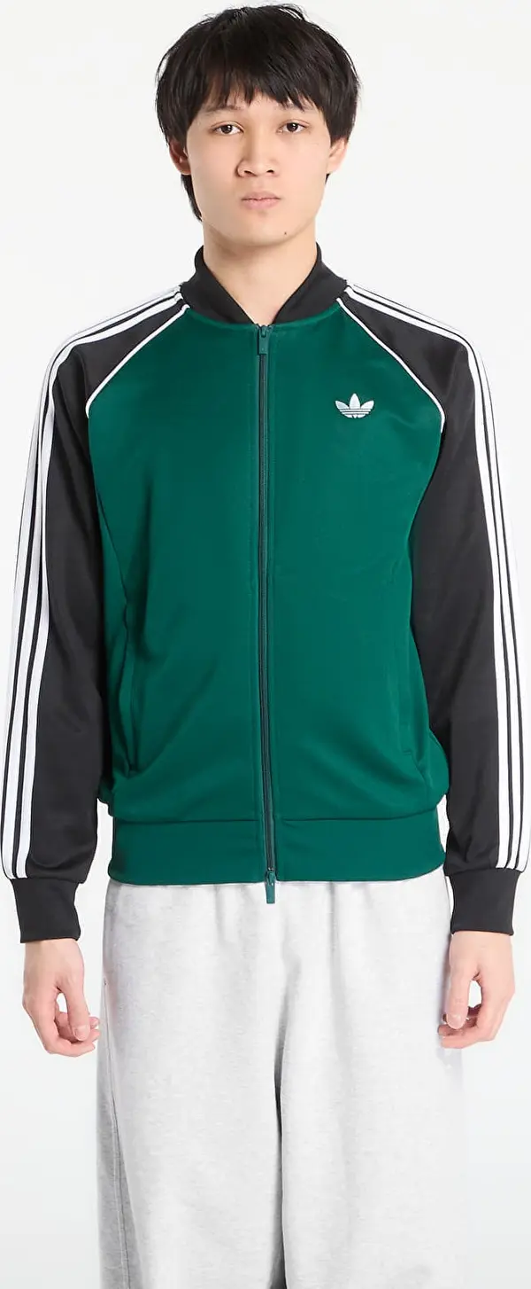adidas Originals Mikina adidas Sst Track Top Collegiate Green XXL