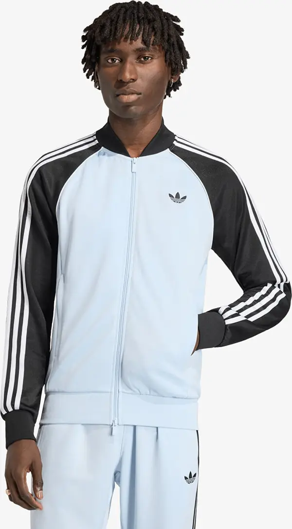 adidas Originals Mikina adidas Sst Track Top Crystal Sky XL