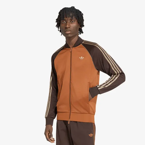 adidas Originals Mikina adidas SST Track Top Dusky Bronze S