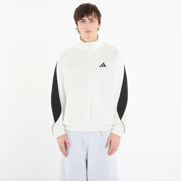 adidas Performance Mikina adidas Stadium Tracktop Off White/ Black XL