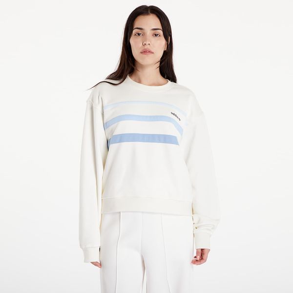 adidas Originals Mikina adidas Sweatshirt Off White/ Clearsky M