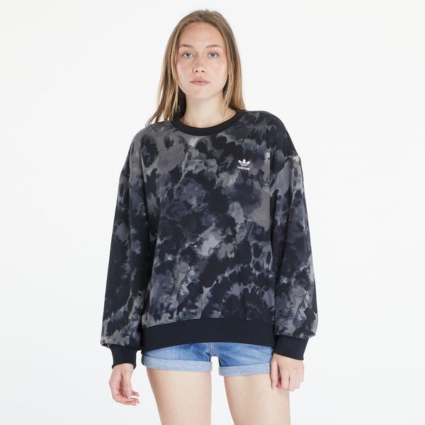 adidas Originals Mikina adidas Tie-Dyed Crew Sweatshirt Black/ Multicolor L