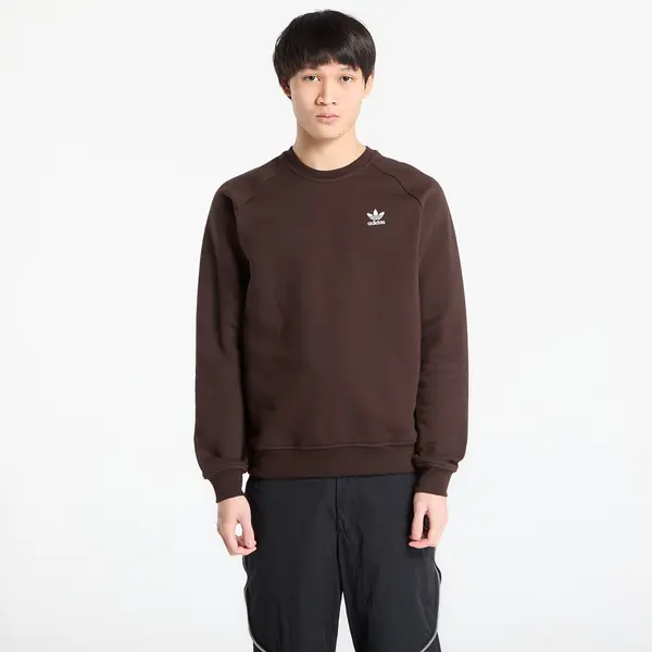 adidas Originals Mikina adidas Trefoil Essentials Crew Sweatshirt Aurora Coffee S