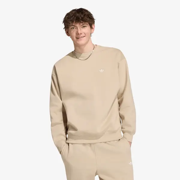 adidas Originals Mikina adidas Trefoil Essentials Loose Crew Sweatshirt Khaki Three L