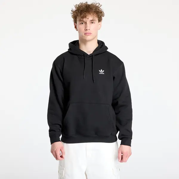 adidas Originals Mikina adidas Trefoil Essentials Loose Hoodie Black/ Black/ Black M