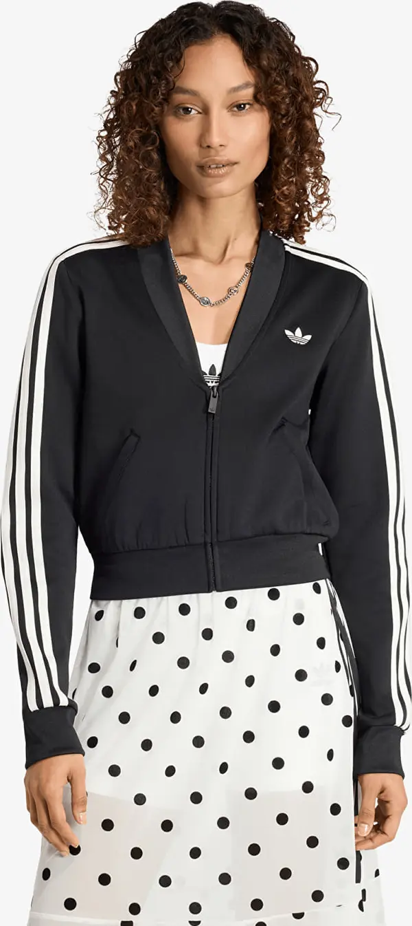 adidas Originals Mikina adidas V-Neck Superstar Track Top Black S