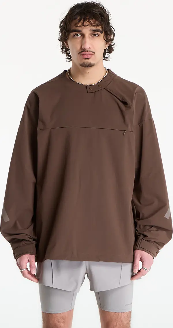 adidas Performance Mikina adidas x Entire Studios Z.N.E. Uniform Half Zip Woven Track Top Dust Cargo XS