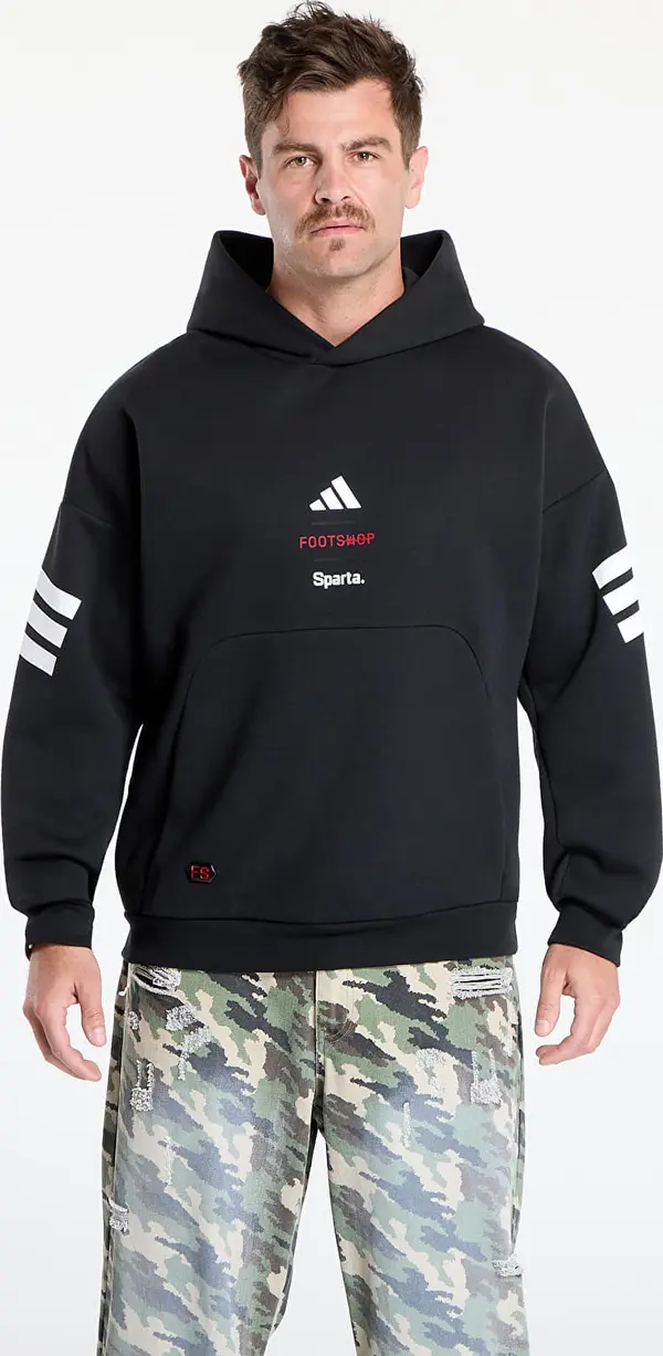 adidas Performance Mikina adidas x Footshop x Sparta Hoodie UNISEX Black L