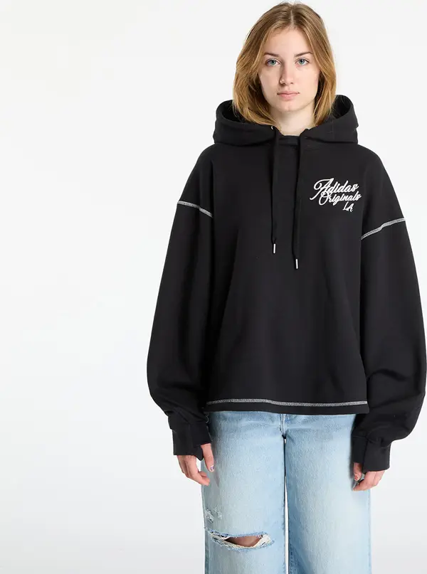 adidas Originals Mikina adidas x LA Originals Santa Monica Hoodie Black L