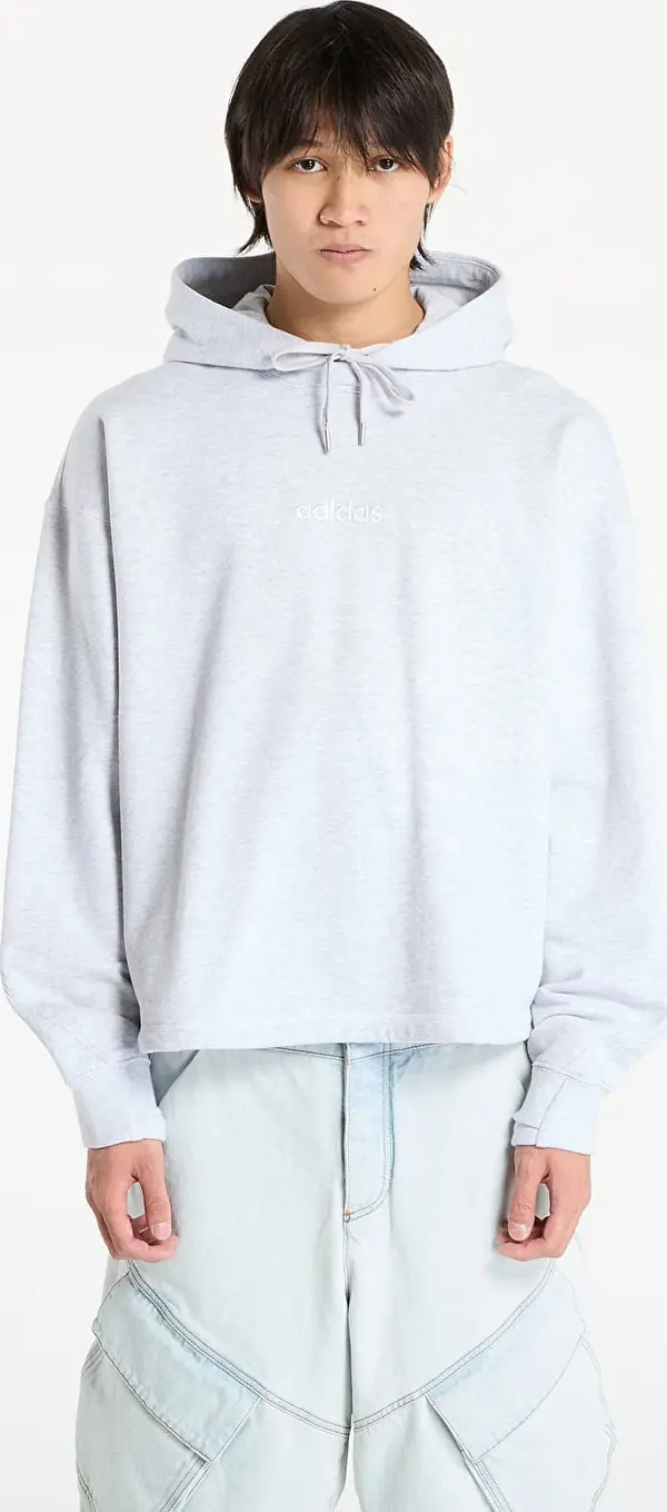 adidas Originals Mikina adidas x OG LA Santa Monica Hoodie UNISEX Light Grey Heather L