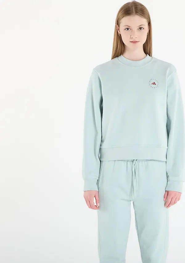 adidas Performance Mikina adidas x Stella Mccartney Regular Sweatshirt Vapour Green L