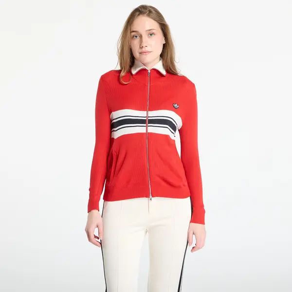 adidas Originals Mikina adidas x Wales Bonner W Knit Track Top Better Scarlet M