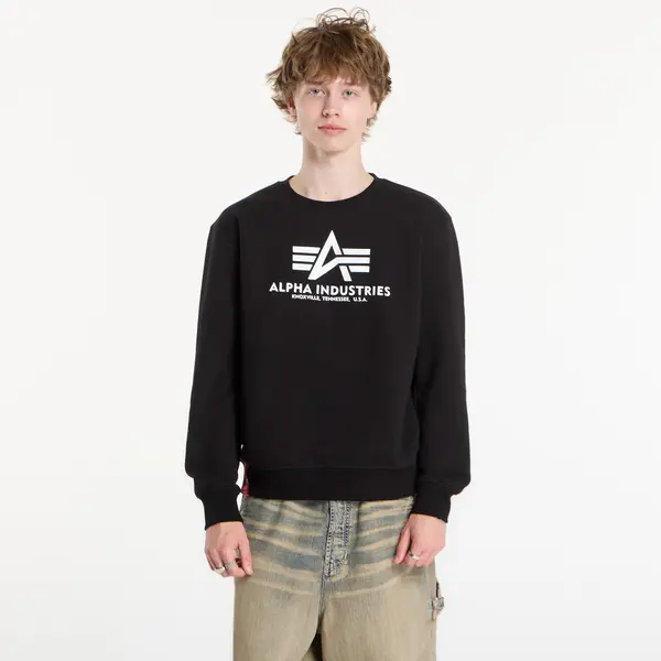 Alpha Industries Mikina Alpha Industries Basic Hoody Small Logo II Black M