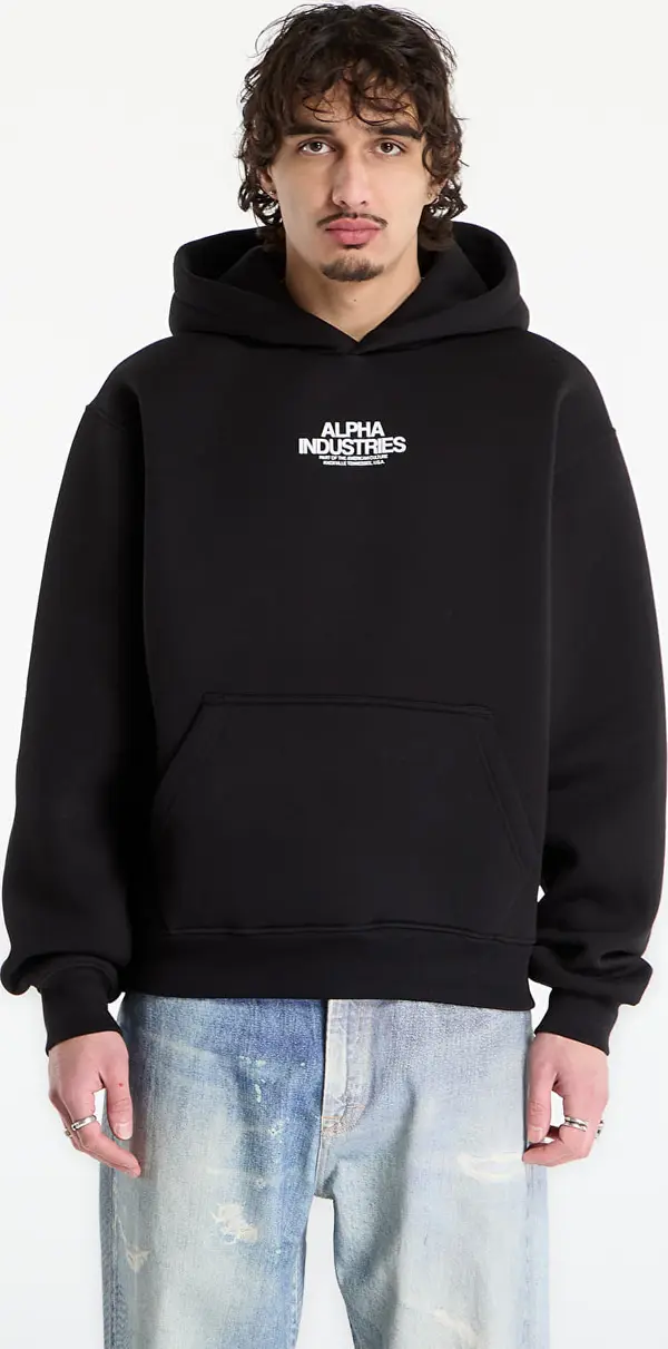 Alpha Industries Mikina Alpha Industries Scorpion Cyborg Hoodie Black M